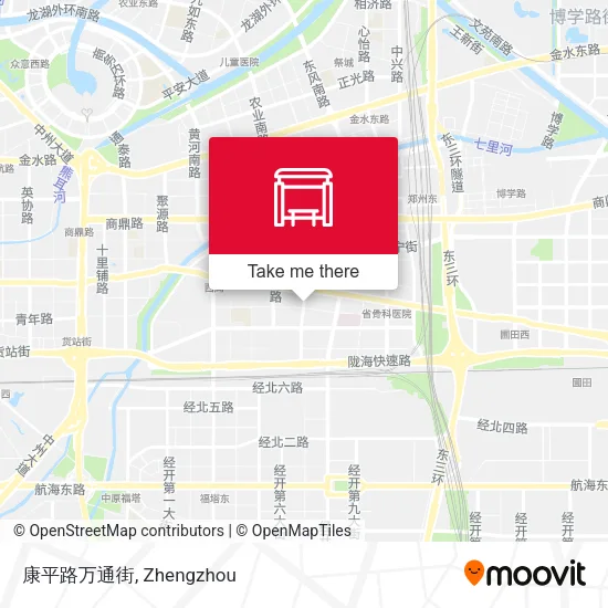 康平路万通街 map