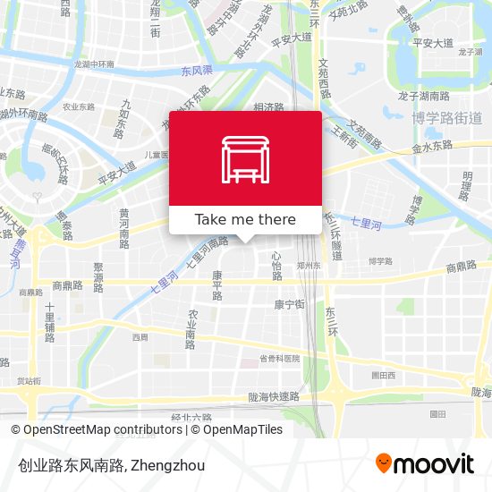 创业路东风南路 map