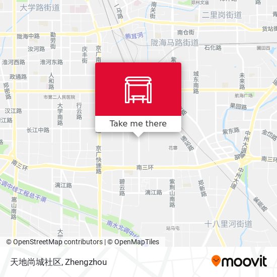天地尚城社区 map
