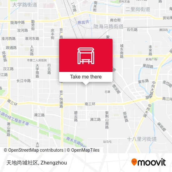 天地尚城社区 map
