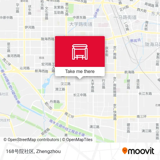 168号院社区 map