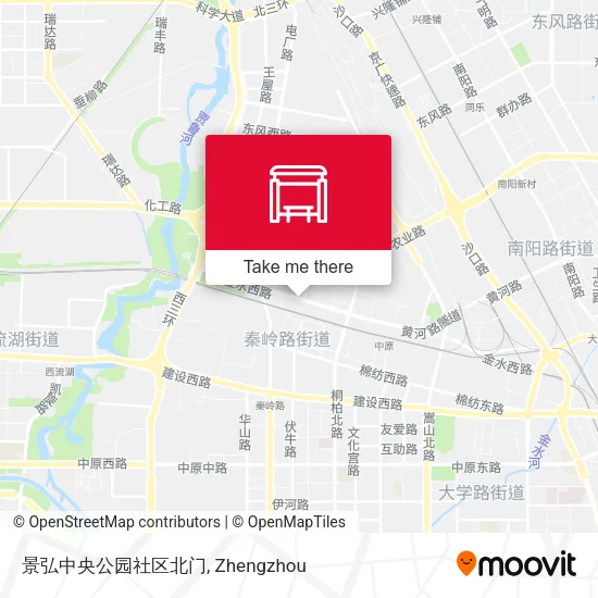 景弘中央公园社区北门 map
