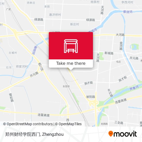 郑州财经学院西门 map