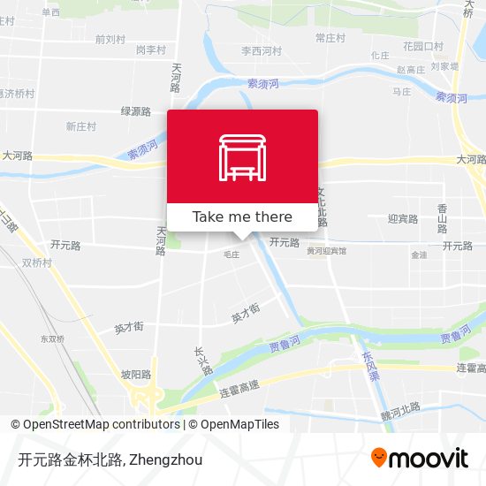 开元路金杯北路 map