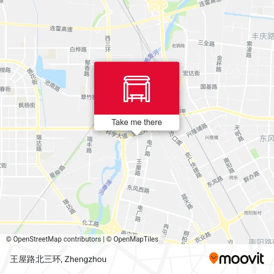 王屋路北三环 map