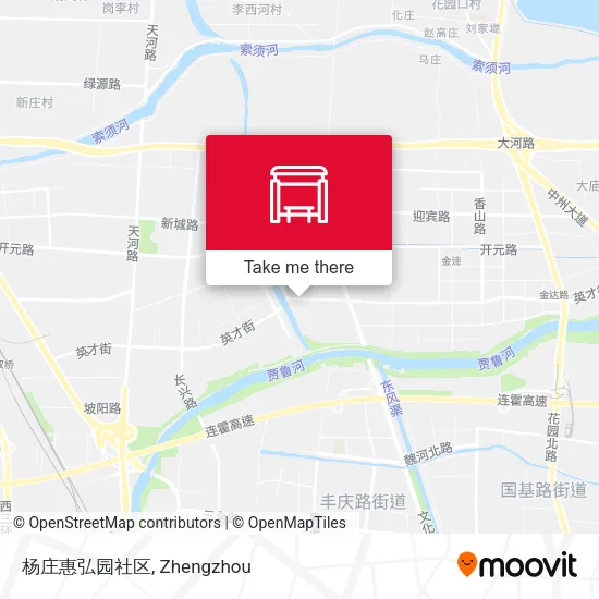 杨庄惠弘园社区 map