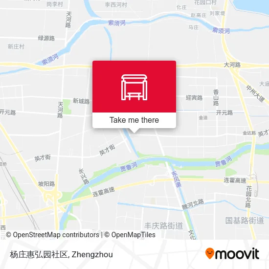 杨庄惠弘园社区 map