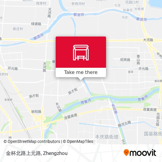 金杯北路上元路 map