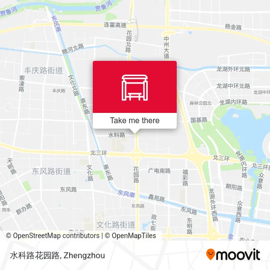 水科路花园路 map