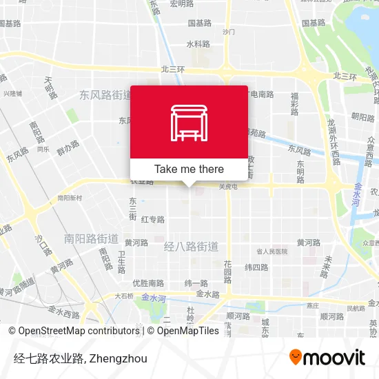 经七路农业路 map
