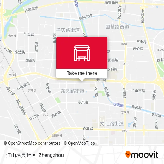 江山名典社区 map