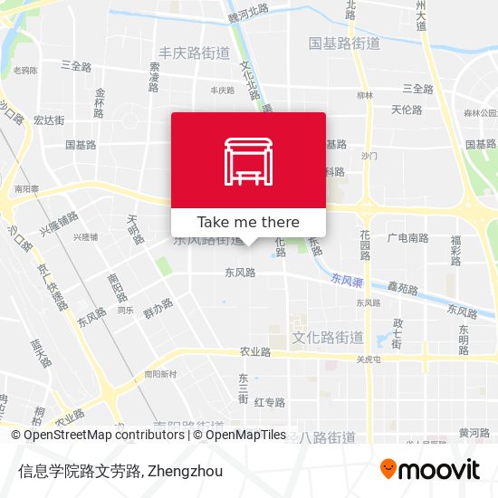 信息学院路文劳路 map