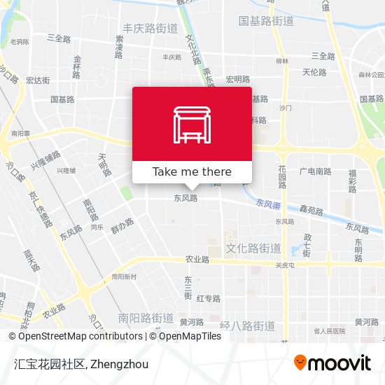 汇宝花园社区 map