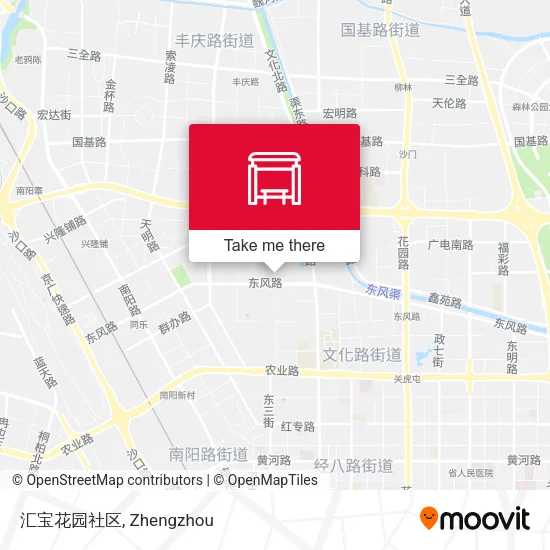 汇宝花园社区 map