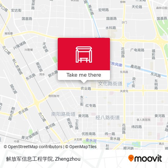 解放军信息工程学院 map