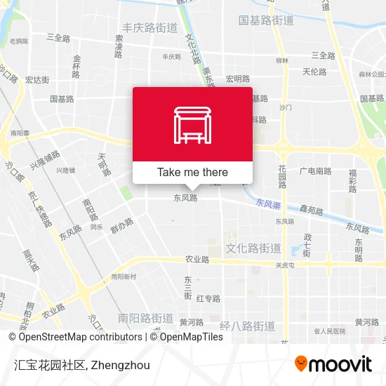 汇宝花园社区 map