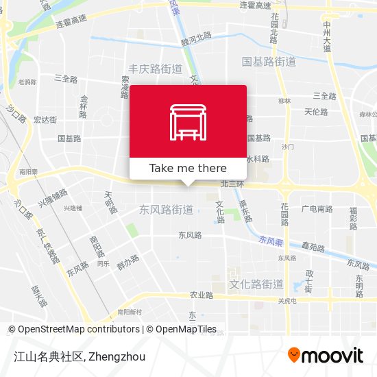 江山名典社区 map