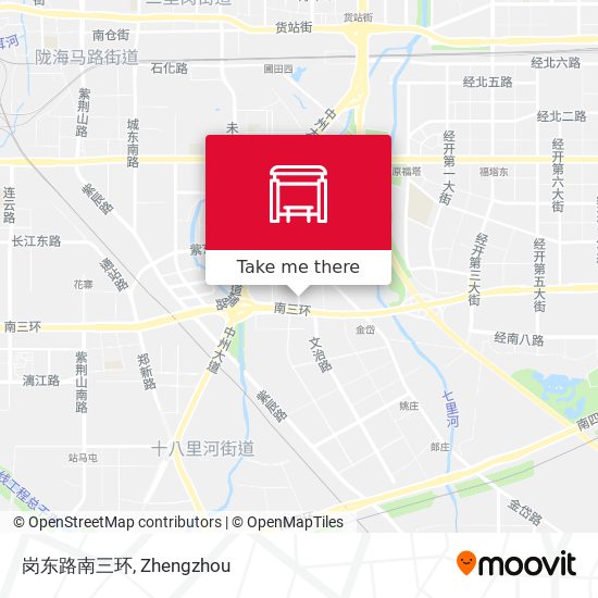 岗东路南三环 map