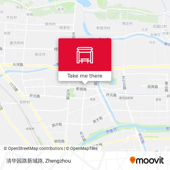 清华园路新城路 map