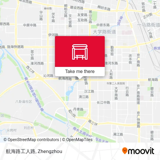 航海路工人路 map
