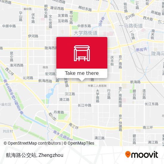 航海路公交站 map