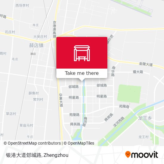 银港大道郐城路 map