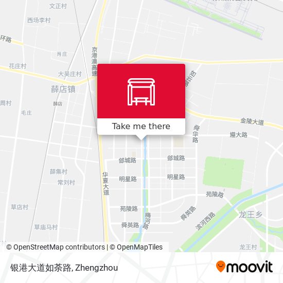 银港大道如荼路 map