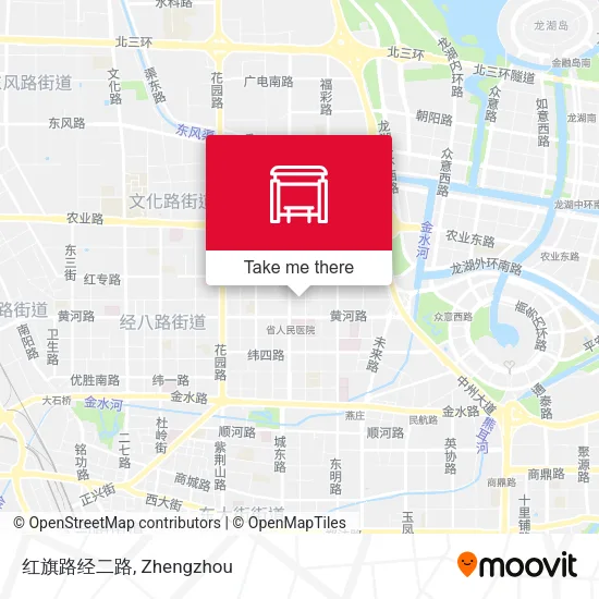 红旗路经二路 map