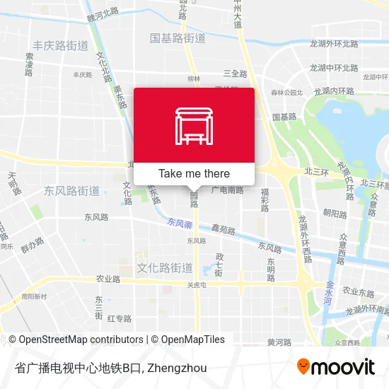 省广播电视中心地铁B口 map