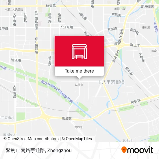 紫荆山南路宇通路 map