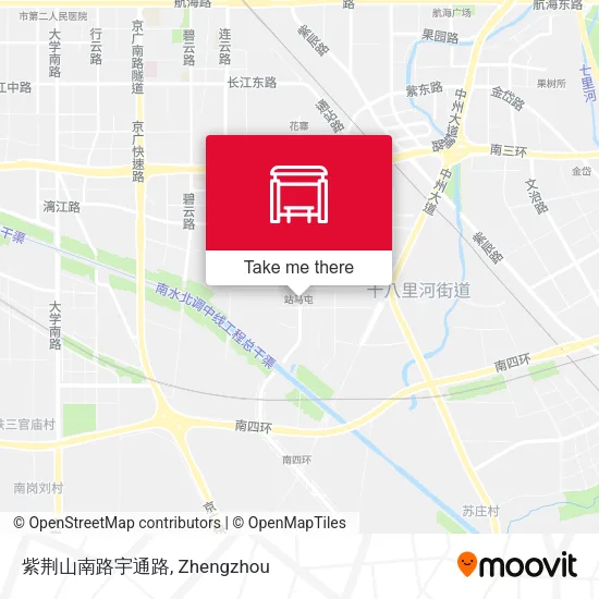 紫荆山南路宇通路 map