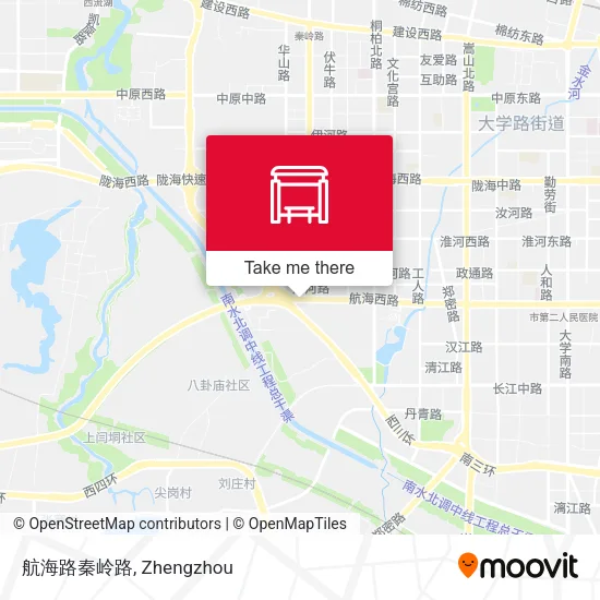 航海路秦岭路 map