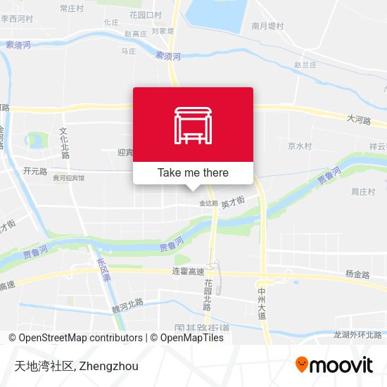 天地湾社区 map