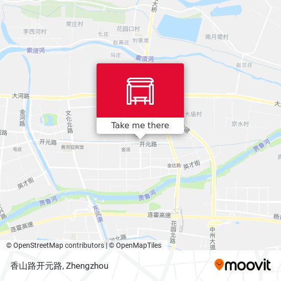 香山路开元路 map