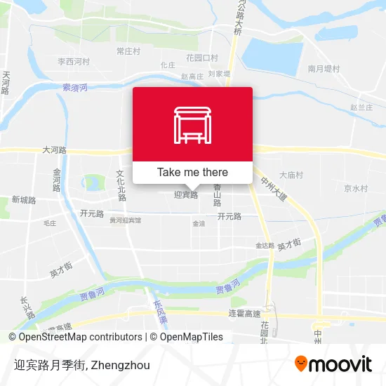 迎宾路月季街 map