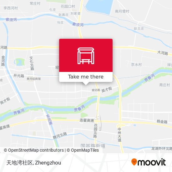 天地湾社区 map