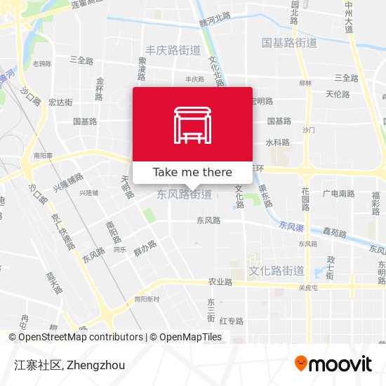 江寨社区 map