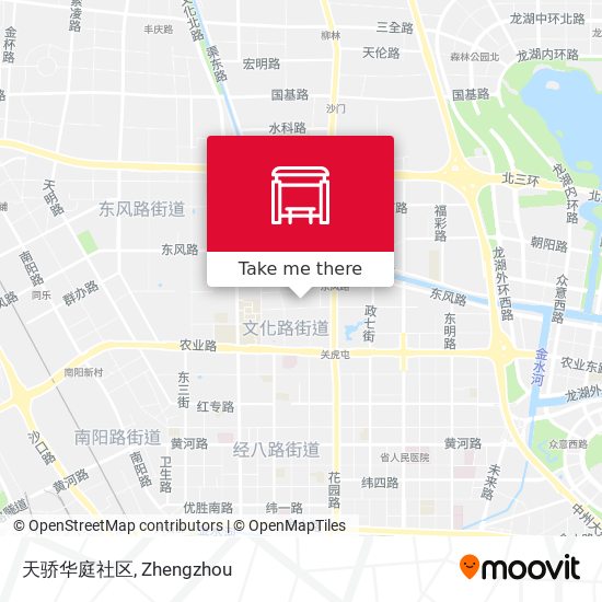 天骄华庭社区 map