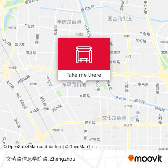 文劳路信息学院路 map