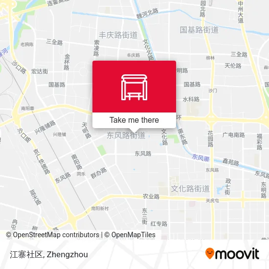 江寨社区 map