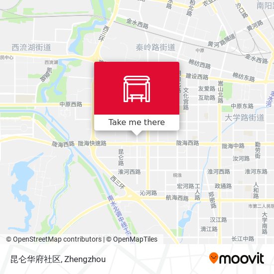 昆仑华府社区 map