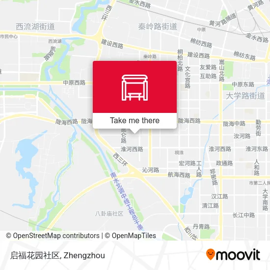启福花园社区 map