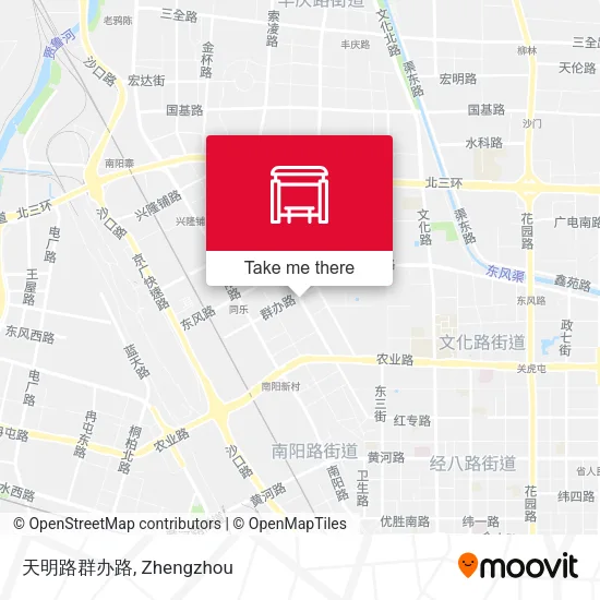 天明路群办路 map
