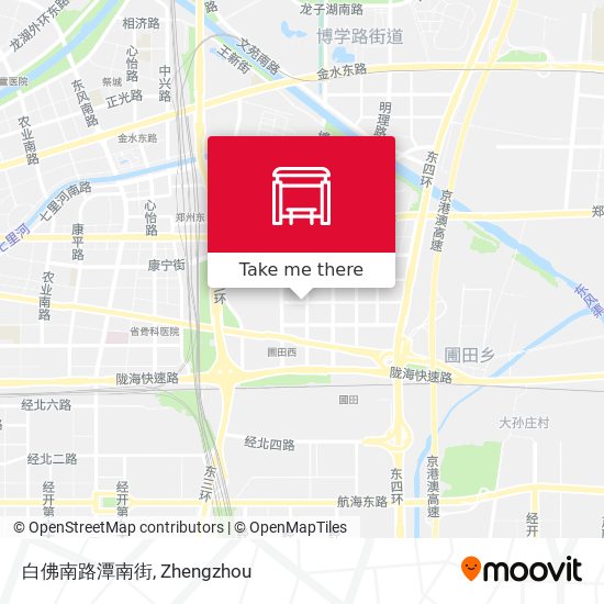 白佛南路潭南街 map