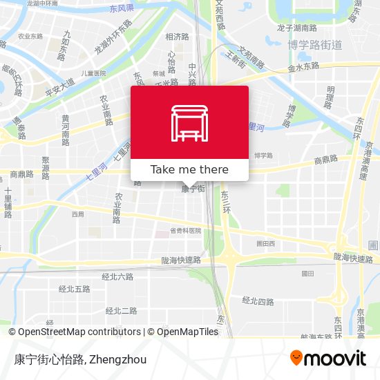 康宁街心怡路 map