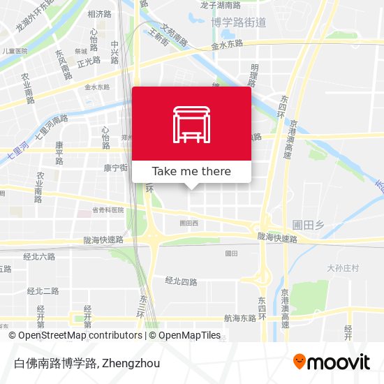 白佛南路博学路 map