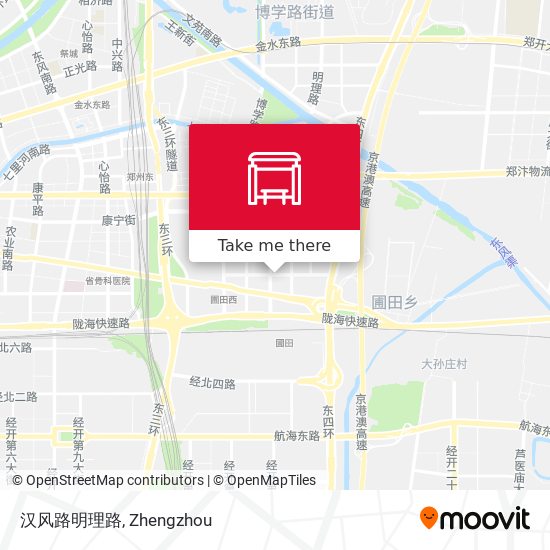 汉风路明理路 map