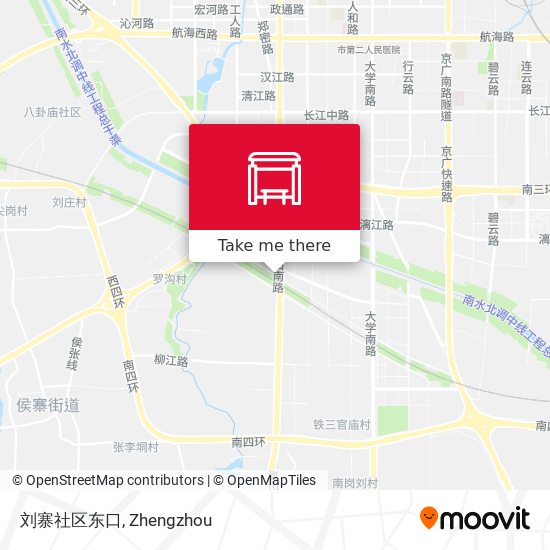 刘寨社区东口 map