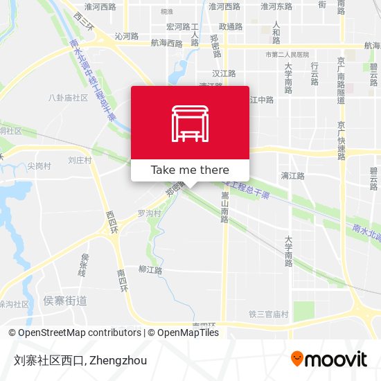 刘寨社区西口 map