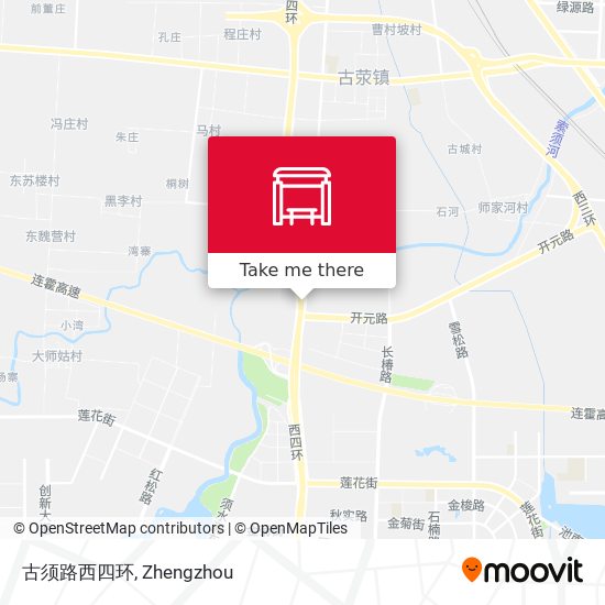 古须路西四环 map